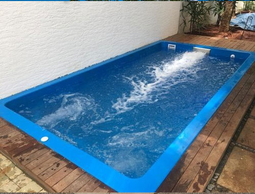 Fiberglass Rectangular Swimming Pool Manufacturer in Ghaziabad